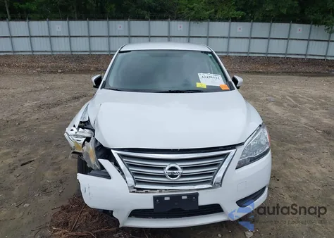 2015 Nissan Sentra S из США, поврежденный, VIN 3N1AB7AP0FY333657
